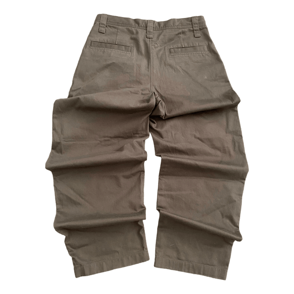 Uniqlo khaki wide chinos