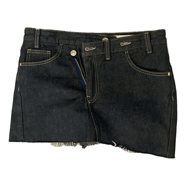Bershka denim mininederdel
