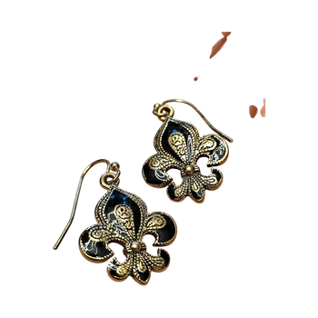 Fleur-de-lis earrings
