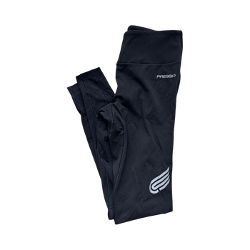 Black high-waist leggings