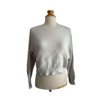 Bershka Valkoinen neulepusero