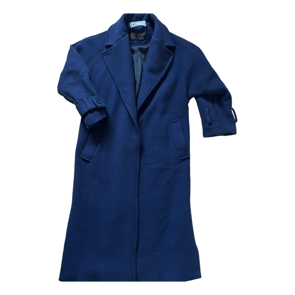 Zara navy blue coat