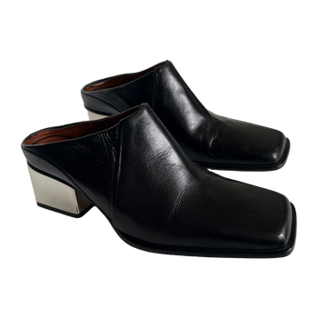 Zara/real leather heels