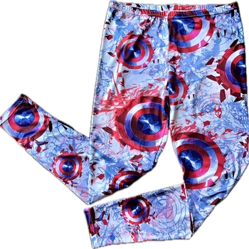 Naisten Captain America leggingsit