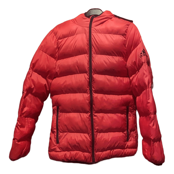 Adidas red puffer jacket