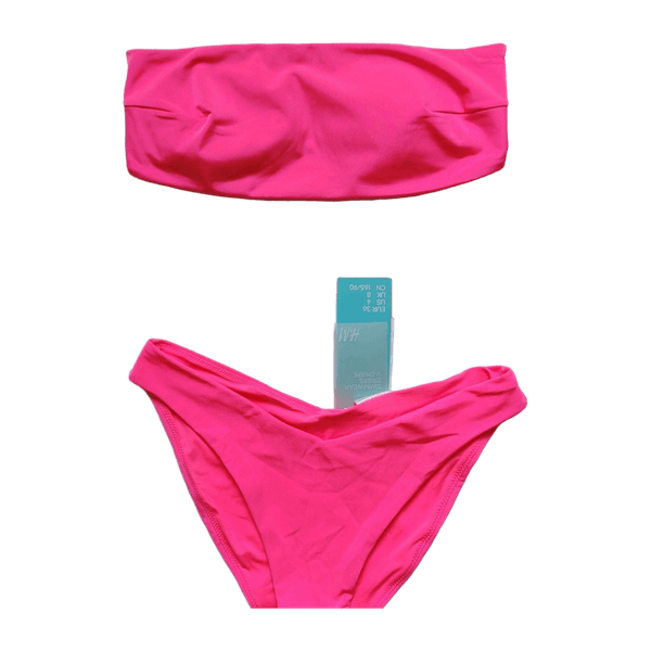 H&m neon pink swimsuit 