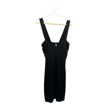 Black mini dress