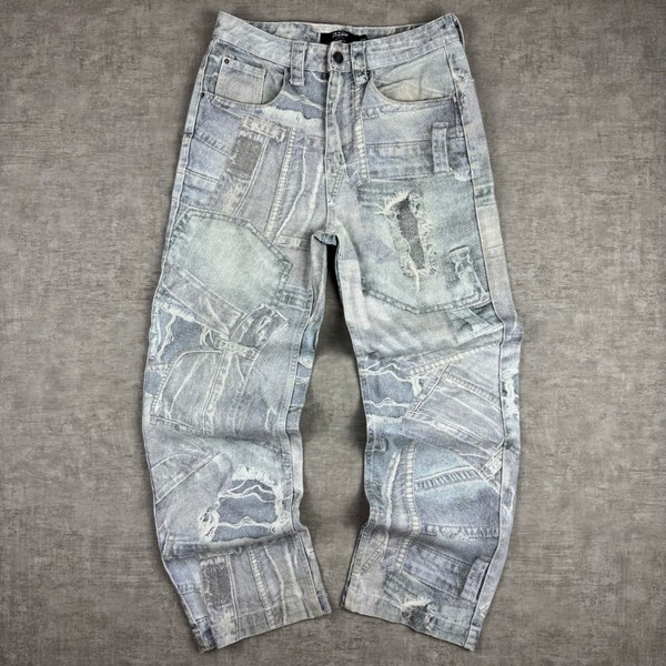 Jaded London Denim Print Jeans