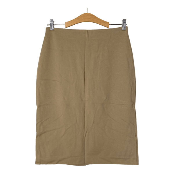 Beige joustava hame
