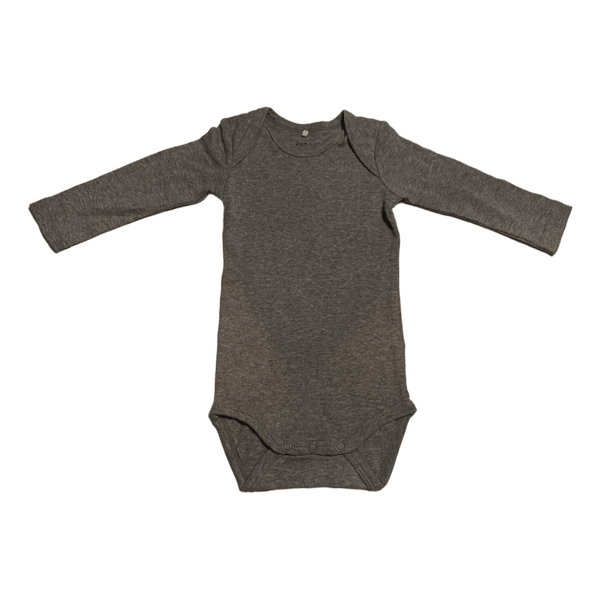 Grå langærmet bodystocking