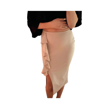 Beige röyhelöhame