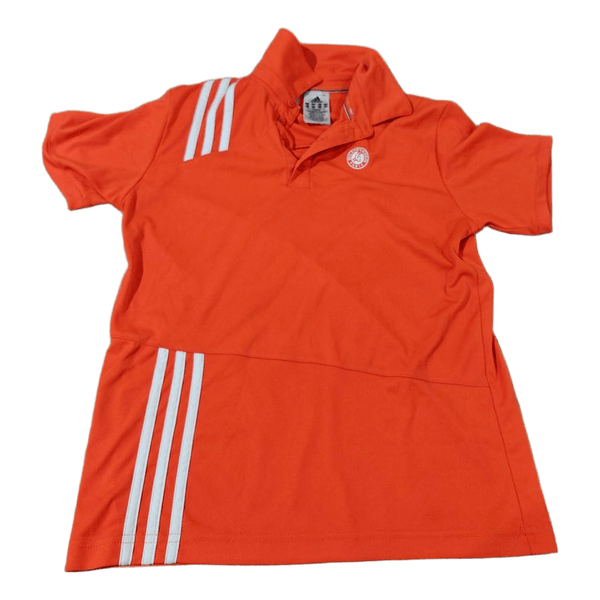 Orange Adidas polo shirt