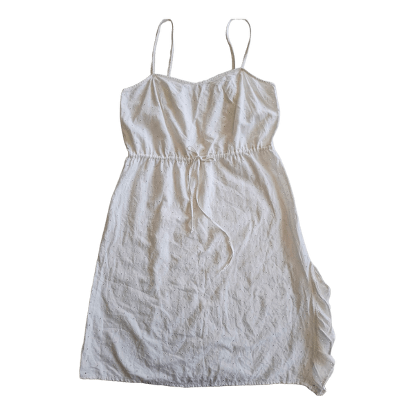 White lace summer dress