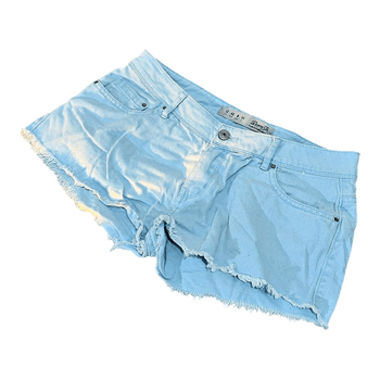 Light blue denim shorts