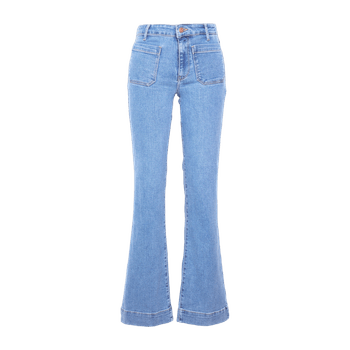 Flared jeans velvet sky