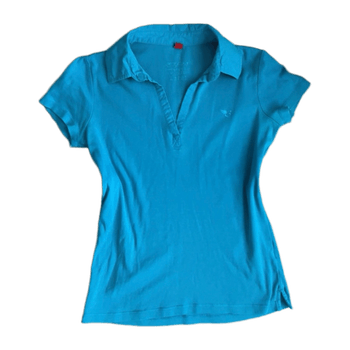 Blue vintage polo t-shirt