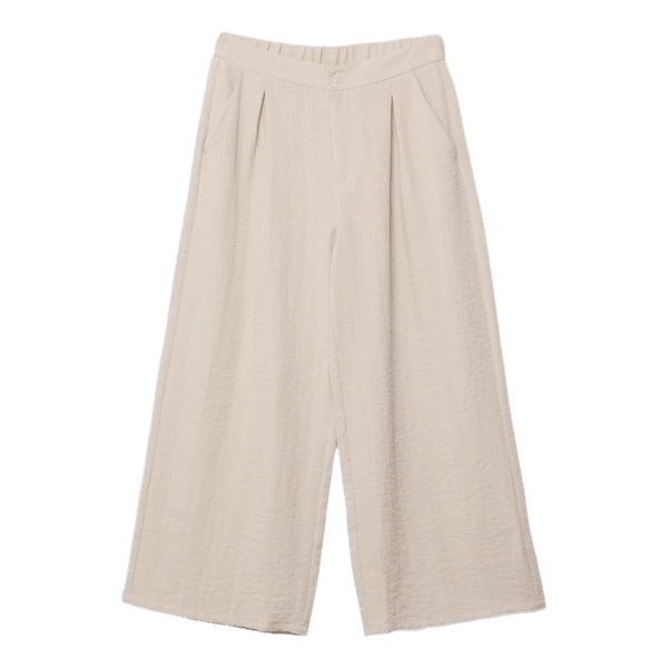Beige culottebukser