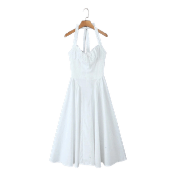 Weißes Sommerkleid