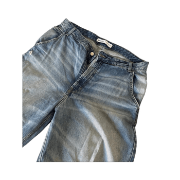 Dark blue baggy Bershka jeans