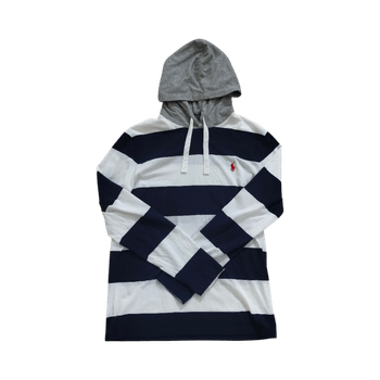 Ralph Lauren rugby raidallinen huppari (S)