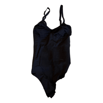 Black sleeveless bodysuit