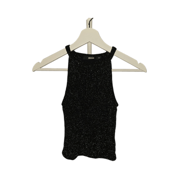 Musta glitteri paita