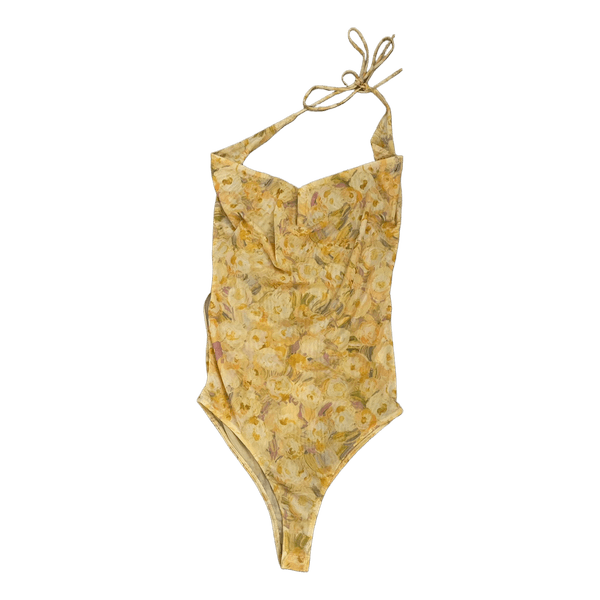 Blomstret bodystocking