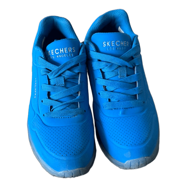 Blå Skechers sneakers