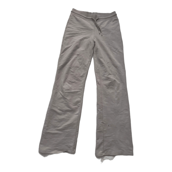 Beige wide leg sweatpants