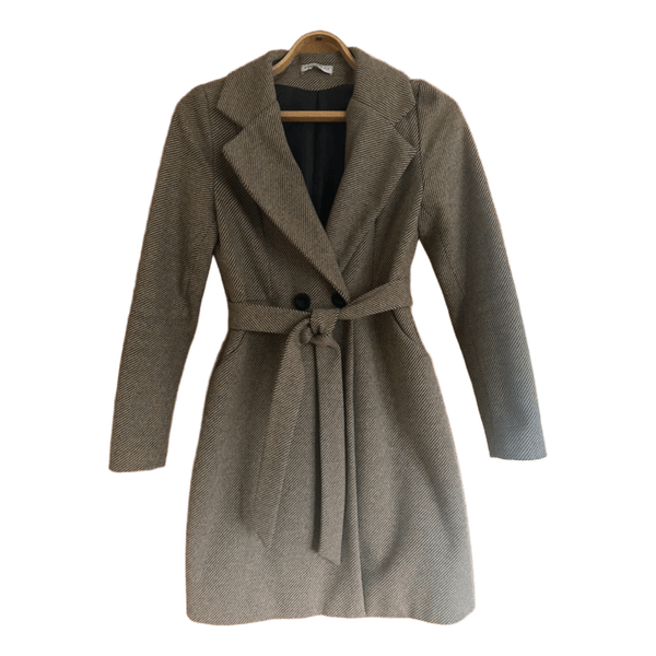 Brown striped coat