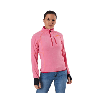 Scandi Nomad Pink Fleece Pullover / Half Zip / Size L
