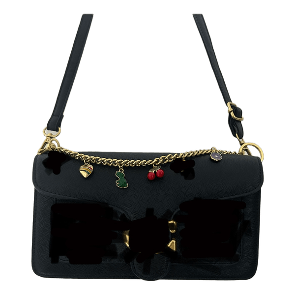 Black shoulder bag