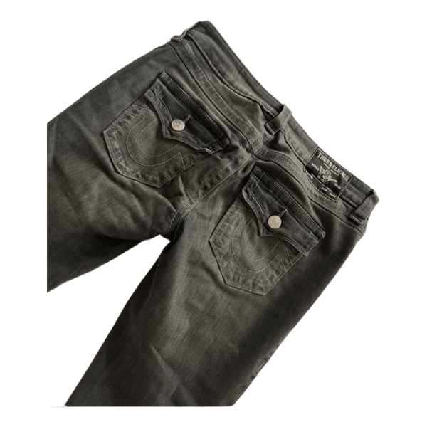 True Religion grey flare jeans