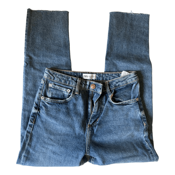 Zara blue denim jeans