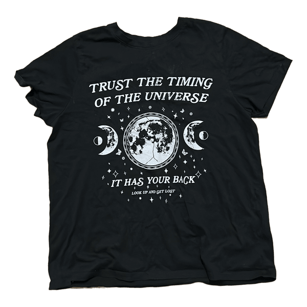 Black graphic t-shirt
