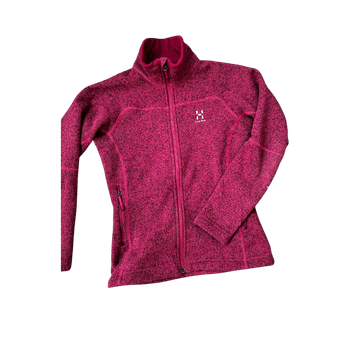 Haglöfs pinkki fleecetakki xs 