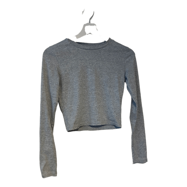 Grey long sleeve top