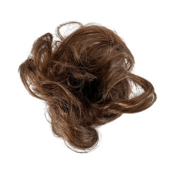 Hiuslisäke scrunchie lämmin ruskea