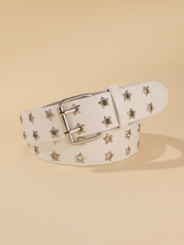 Star eyelet buckle belt