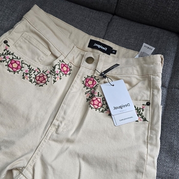 Desigual flared cropped -farkut