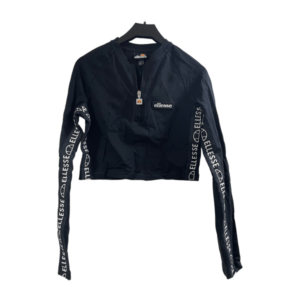 Ellesse Mustat urheilu crop-top