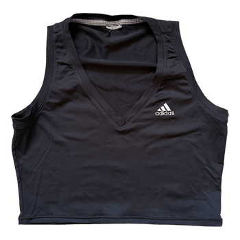 Black Adidas crop top
