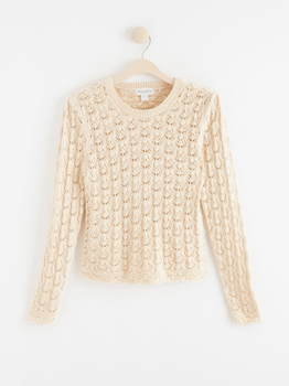Light blue knitted sweater