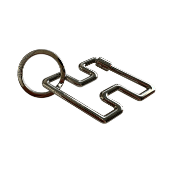 Hermes metallinen avaimenperä. Käyttämätön 