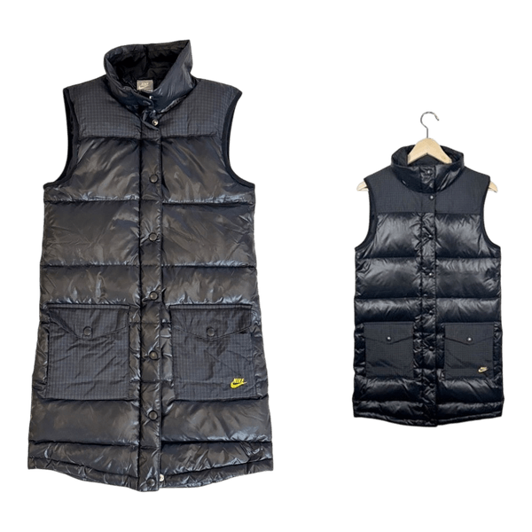 Black Nike puffer vest