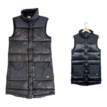Black Nike puffer vest