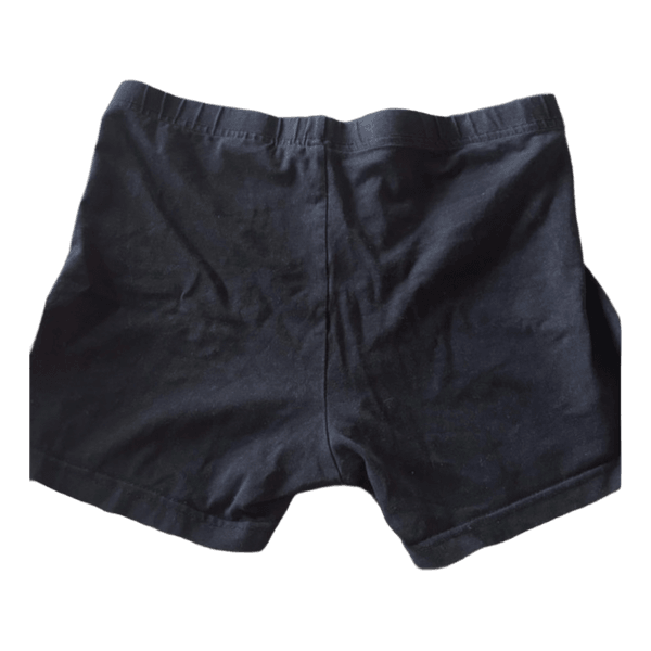 Sort bomuldsshorts