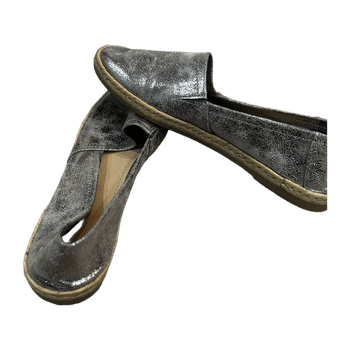 Hopeanväriset espadrillot