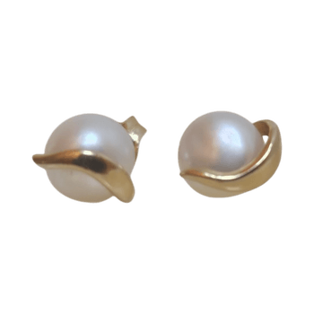 Kultaiset helmikorvakorut, 14K