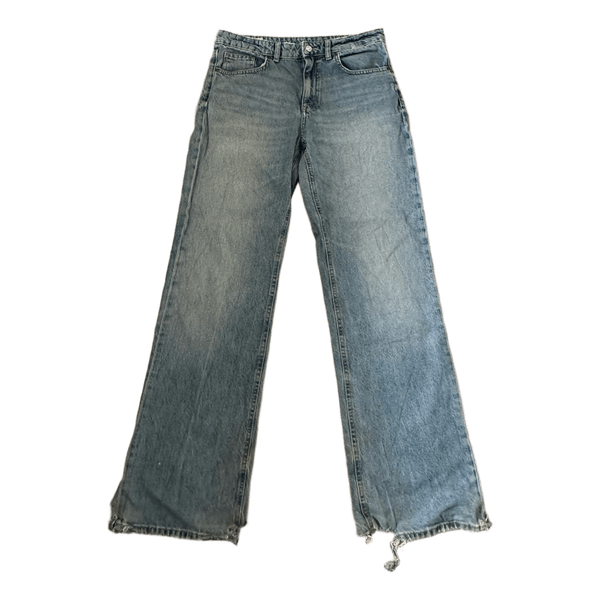 Zara lyseblå wide leg jeans